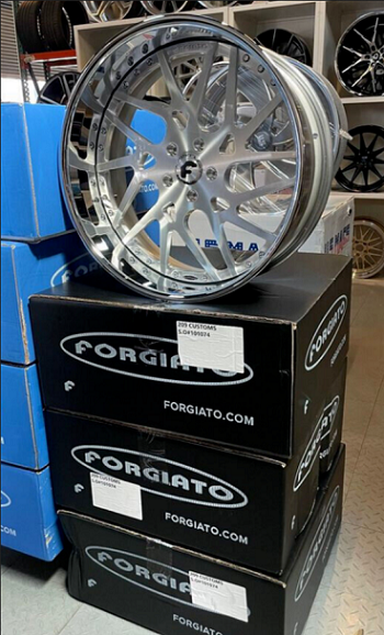 Set of 4 “IN STOCK” 22" FORGIATO WHEELS TIRES TWISTED MAGLIA 5X120.65 CHEVELLE CUTLASS TIRES INCLUDED, FINANCING AVAILABLE