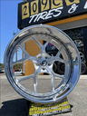 24" "IN STOCK" FORGIATO QUADRI 3 PIECE WHEELS 24X9 + 24X10 5X120.65 FITS CHEVELLE + CUTLASS (TIRES INCLUDED) (FINANCING AVAILABLE)