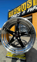 Set of 4 22" WELD VENTURA S104 POLISHED 22X8.5 + 22X10.5 5X127 5X5 Chevy OBS 1500 C-10 (WHEELS ONLY)