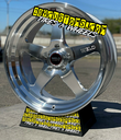 Set of 4 22" WELD VENTURA S105 POLISHED 22X8.5 + 22X10.5 5X127 5X5 Chevy OBS 1500 C-10 (WHEELS ONLY)