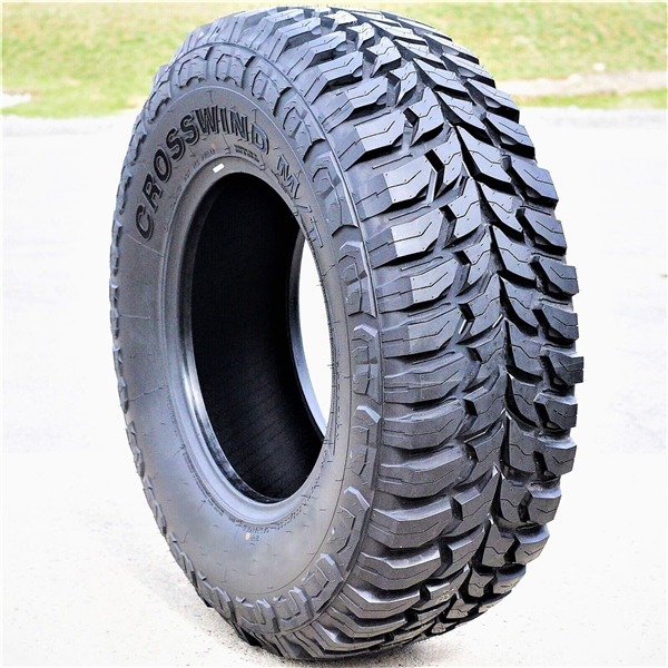 LT285/75R16 CROSSWIND M/T 10PLY 126/123Q BLK M+S 80psi