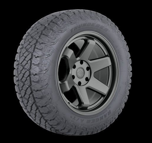 LT285/70R17 THUNDERER RANGER ATR A/T 10PLY RUGGED TERRAIN 121/118S BSW 80psi ***45K***+ROAD HAZARD