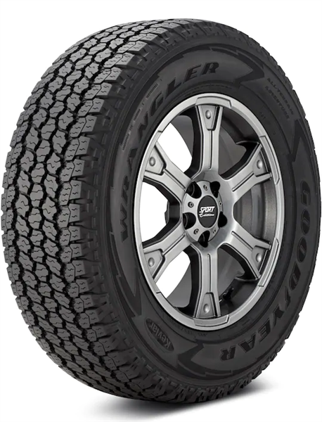 245/75R17 GOODYEAR WRANGLER ALL-TERRAIN ADVENTURE WITH KEVLAR 112T 640AA 60K BSW