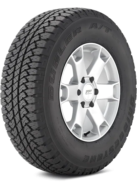 265/70R17 BRIDGESTONE DUELER A/T RH-S 115S BW 400BB 44psi**MADE IN USA***