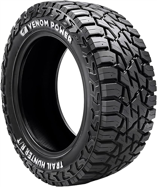 LT35X12.50R18 VENOM TRAIL HUNTER R/T 10PLY 123R RWL M+S***50K****WHITE LETTER