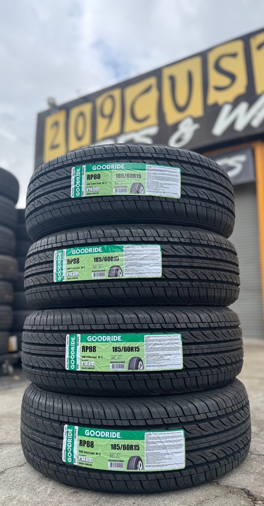 P 195/55R15 GOODRIDE RP88 85V ( 50,000 MILES + ROAD HAZARD )