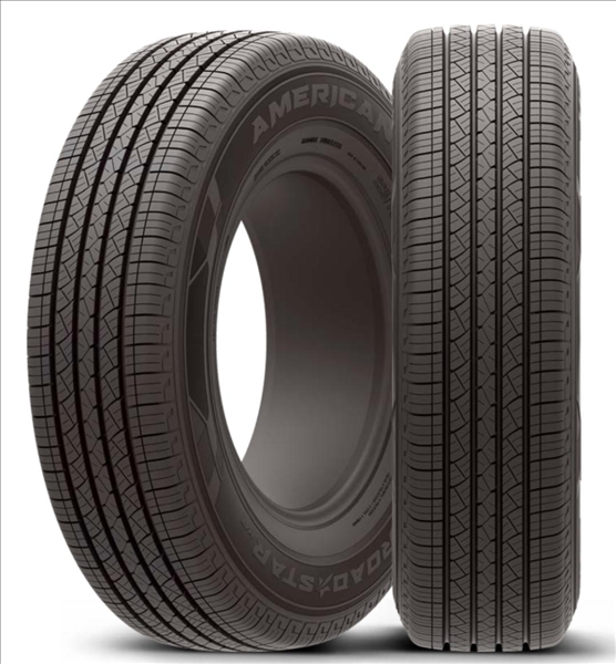 235/60R18 AMERICAN ROADSTAR H/T 107V XL ( 50,000 MILES + ROAD HAZARD )