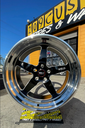 SET OF 4 20" WELD STREET VENTURA S104 20x8 20x10.5 5X120.65 CHEVELLE CAMARO MONTE CARLO (WHEELS ONLY)