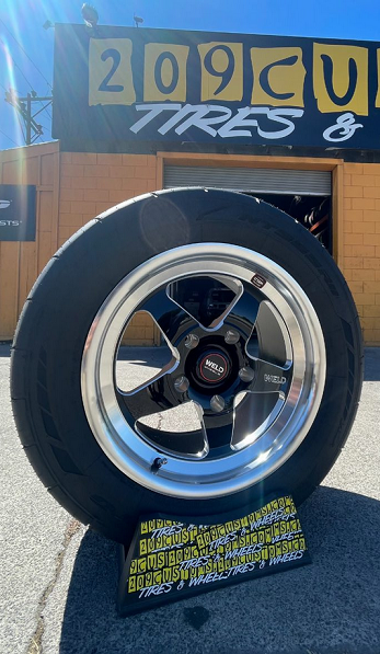 2 17" VENTURA DRAG S155 17X10 WITH 305-45-17 NITTO NT555R2 STARTING PRICE $1499+TAX