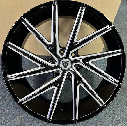 4 22" BORGHINI B25-M 22X9.5+30 6X139.7 (WHEELS ONLY)