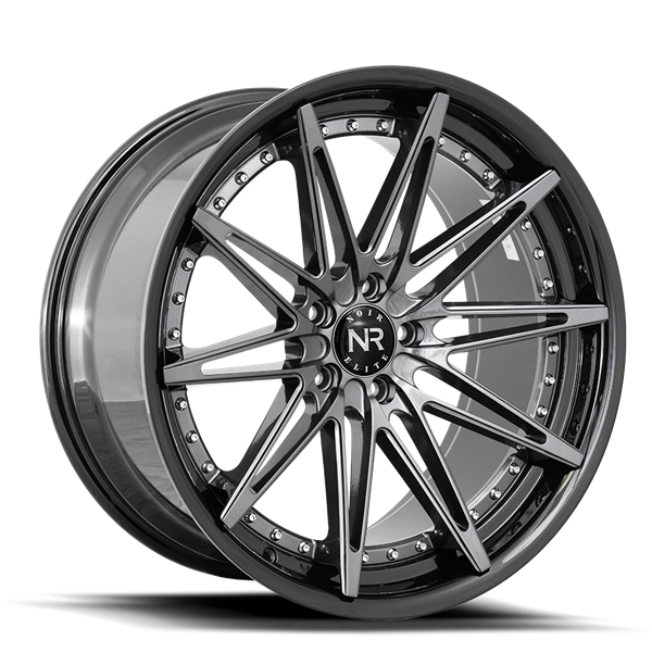 20X10 NOIR ELITE NO 108 5X114.3 40MM C.B 73.1 GUNMETAL W/GB LIP