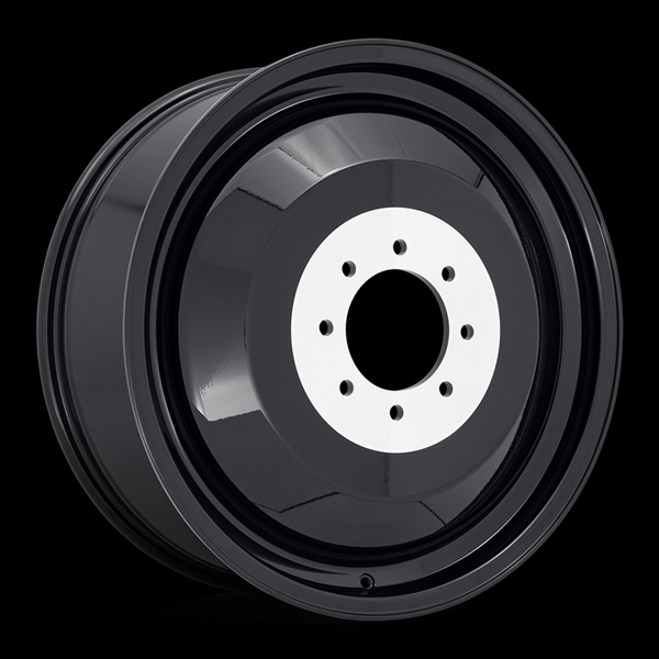 20X8.25 HOSTILE H410 8X165 +115MM C.B 121.6 (ASPHALT) DUALLY INNER WHEEL