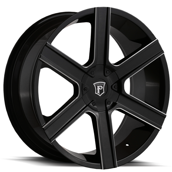 22X9.5 GALLANT 5X115/5X120 15MM (74.1MM) GLOSS BLACK MILLED