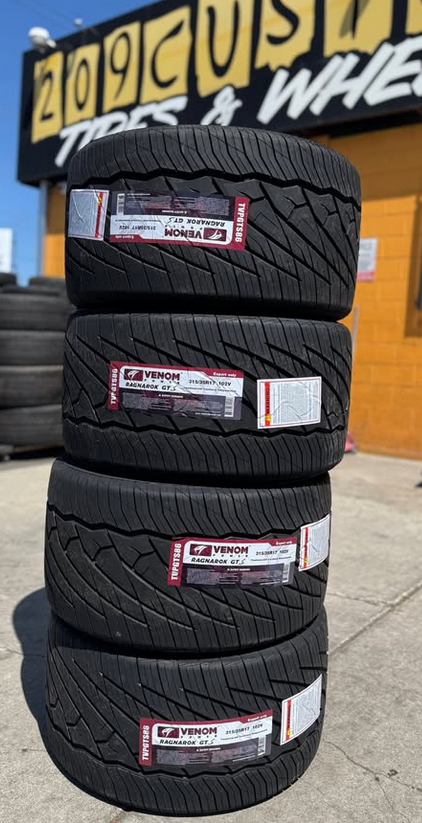 295/30R24 VENOM POWER RAGNAROK GTS 101Y XL 420AA BLK M+S***40K***+ROAD HAZARD