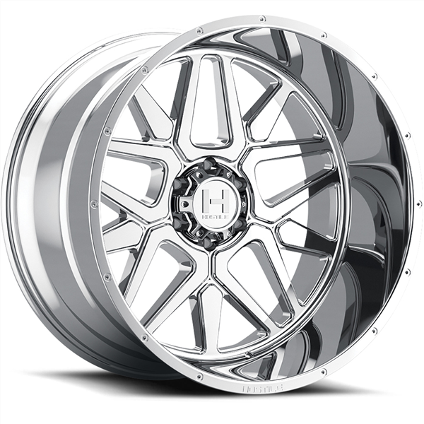 20X10 HOSTILE H128 6X135 -19MM C.B 87MM ARMOR PLATED (CHROME)