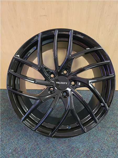 VELOCITY VW37-M 20X8.5+35 5X114.3 C.B-73.1 B ALL BLACK