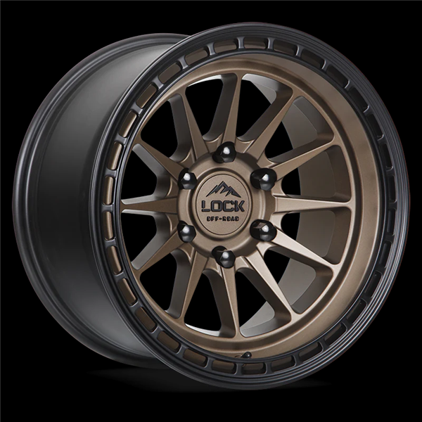 LOCK OFFROAD BAJA 17X9+0 6X139.7 CB-106.2 MATTE BRONZE W/BLACK RING