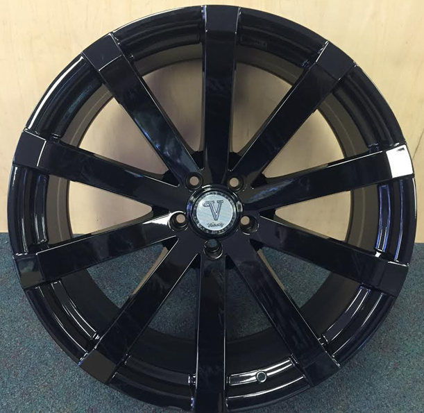 VELOCITY 12-M 22X9+30 5X150 C.B-110 BLACK