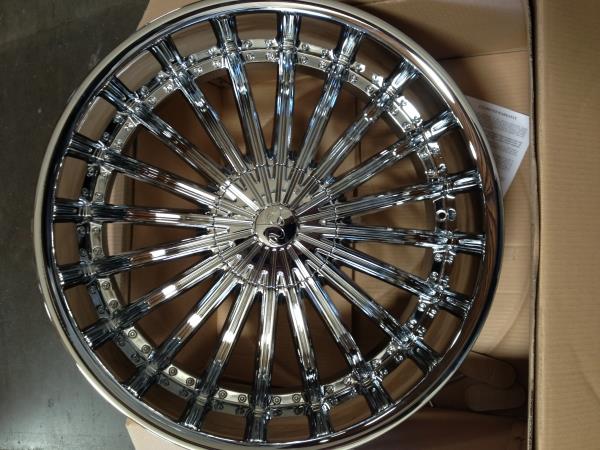 U2-29 22X8+38 5X110+5X114.3 C.B-73.1 CHROME