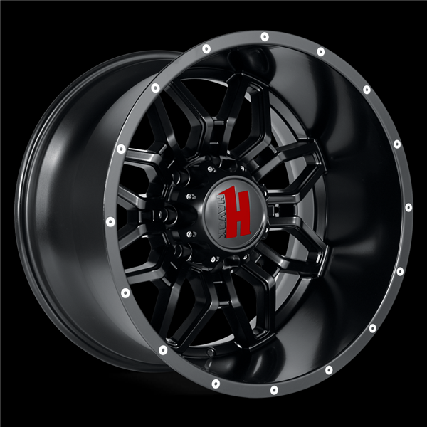 HAVOK H109 22X14-76 8X170 C.B-125.2 DFB+MR MATTE BLACK