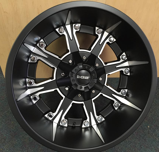DCENTI DW920-M 20X9+0 5X127+5X114.3 C.B-78.1 MFB+MO(R) BLACK/MACHINED