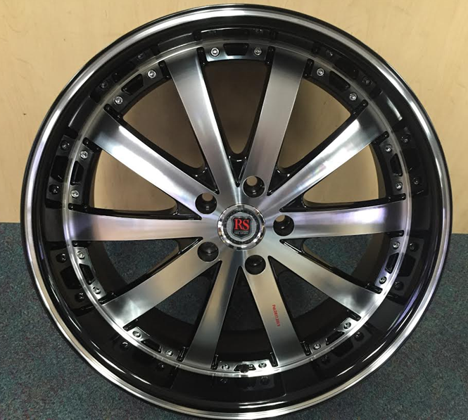 RED SPORT 77 A 20X8.5+35 5X112 C.B-66.6 B+MO+MLLIP (BLACK+MACHINE FACE NO LIP, MACHINE LINE)