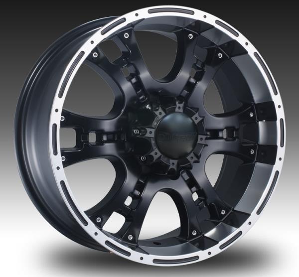 DCENTI 915 20X9+10 6X135 C.B-87.1 B+ML (BLACK/MACHINE LIP)