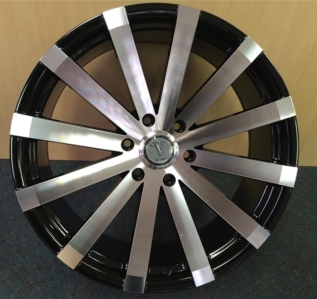 VELOCITY VW12-M 22X9+30 5X150 C.B-110 B+M