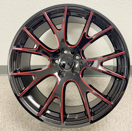 STW 218-M 22X9.5+15 5X115 C.B-74.2 B+MW+TR3**DODGE HELLCAT REPLICA**SPECIAL****RED