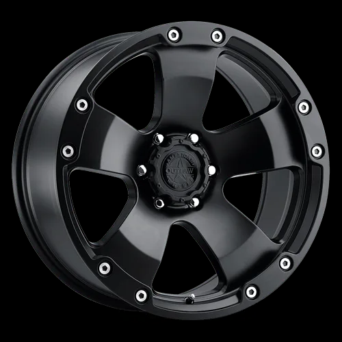 AMERICAN OUTLAW BOOTLEGGER 20X9-10 5X127 C.B-71.5 B SATIN BLACK