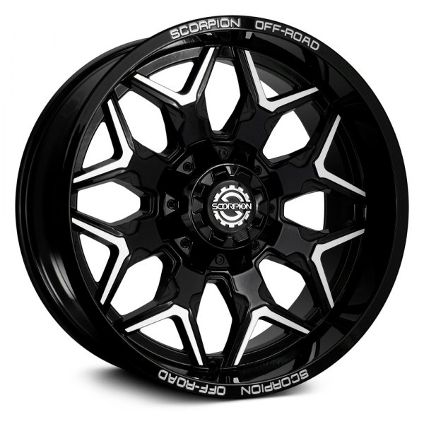 SCORPION OFFROAD DEFENDER 20X10-19 6X135+6X139.7 C.B-106.1 BLACK MACHINED