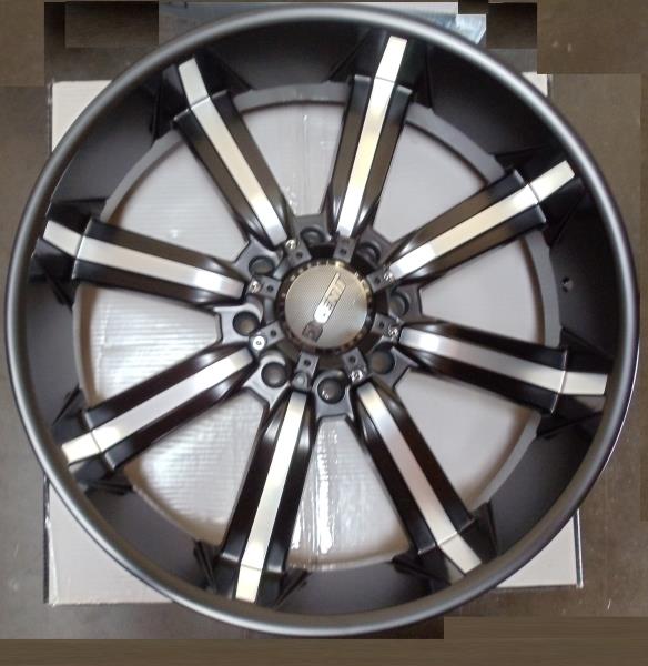DCENTI 903 24X10+13 8X165 C.B-125 DFB+MO (DARK FLAT BLACK+M-FACE NO LIP)