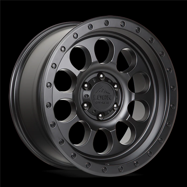 LOCK OFFROAD 50CAL 20X9+0 5X127 CB-71.5 MATTE BLACK