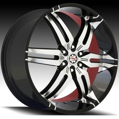 SCARLET WHEEL 8 26X9.5+13 6X139.7 C.B-108 MFB+M+NTR