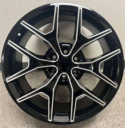 STW288-M 26X10+25 6X139.7 C.B-78.1 B+MWA MILLED WINDOW**GMC REPLICA*****SPECIAL****