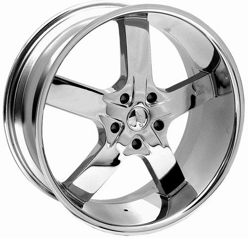 U2 55 S 24X9.5+13 5X139.7 C.B-78.1 CHROME