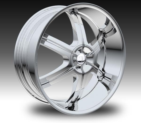 VELOCITY 935 22X9+13 5X115+120 C.B-74.2 CHROME