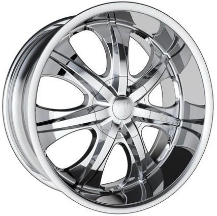 VELOCITY 725 S 26X10+13 5X135+139.7 C.B-87.1 CHROME
