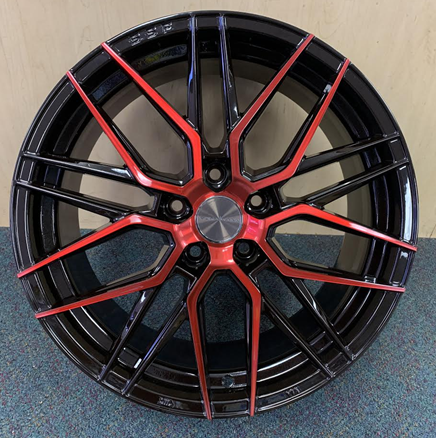 VOHAIMANN WHEEL VMWF55-M 18X8+38 5X114.3 C.B-73.1 B+M+TR4+PT***RED***