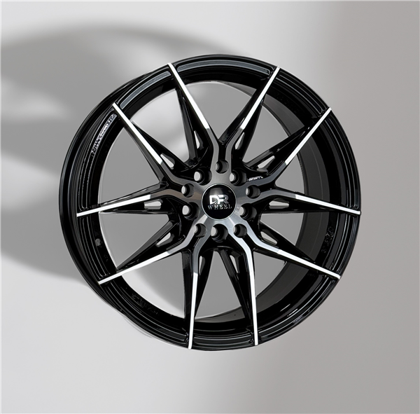 DRIFT RACING DR244 17X7.5+35 5X105+5X114.3 C.B 73.10 GLOSS BLACK MACHINE FACE