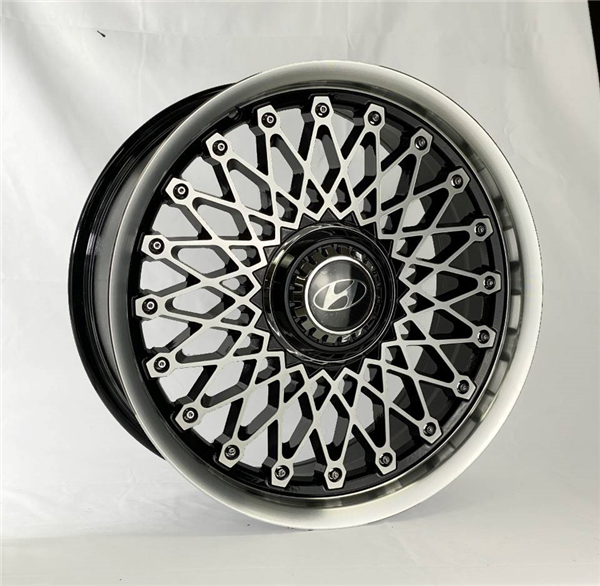 REPLICA XW039 18X8+35 5X114.3+5X120 C.B 74.10 BLACK POLISHED MACHINE FACE**HYUNDAI FLODED CAP**