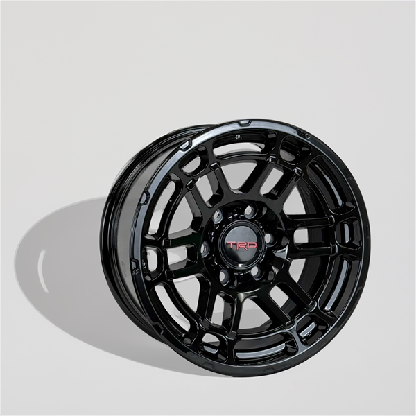 AO9883 TRD REPLICA 17X9-12 6X139.7 C.B 106.10 GLOSS BLACK