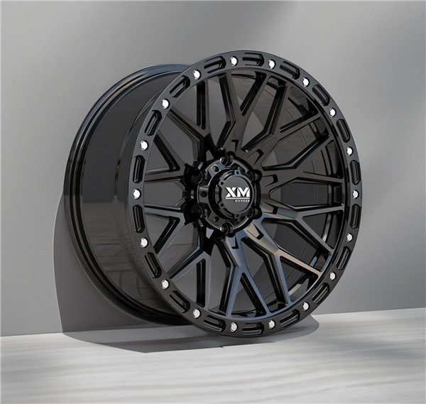XTREME MUDDER XM-704 18X9+0 5X127 C.B 71.50 GLOSS BLACK *FLOW FORMING*