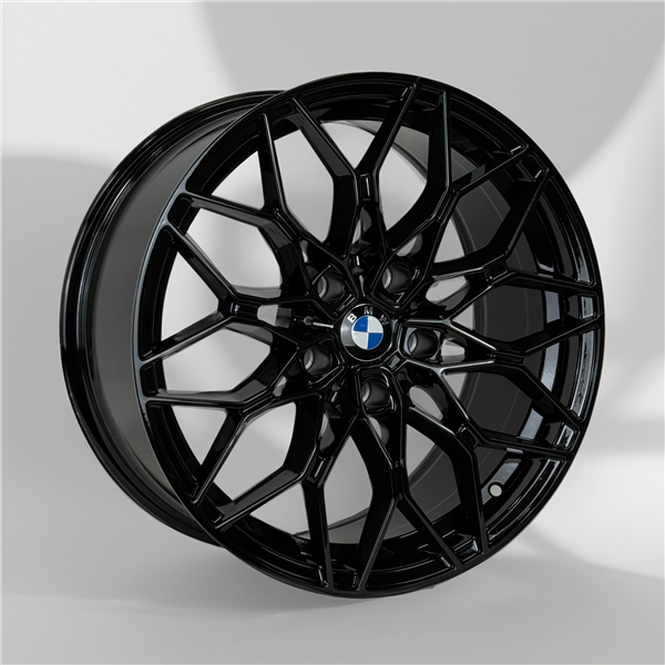 BMW REPLICA AO2029Y 18X8+25 5X120 C.B 74.10 ALL GLOSS BLACK