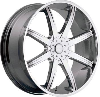 INCUBUS 840 22X9.5+15 5X115+5X120 74.1 C.B CHROME