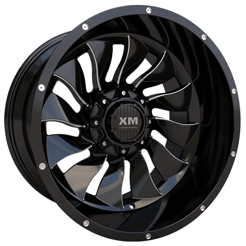 XTREME MUDDER XM-329 20X10+0 5X139.7+5X150 C.B 110 GLOSS BLACK MILLED