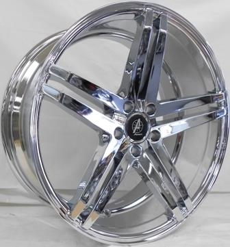 AVENGER A39 20X10+20 5X120 C.B 72.62 CHROME***STAGGERED***