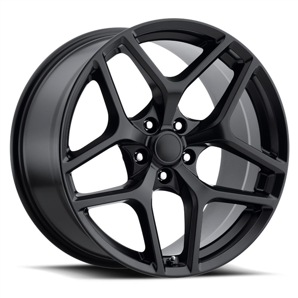 REPLICA CL017 CHEVY CAMARO Z28 20X9+27 5X115 C.B 71.60 SATIN BLACK