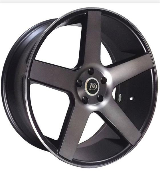 5198 22X9.5+30 6X139.7 C.B 78.10 SATIN BLACK W/ CLEAR TINT