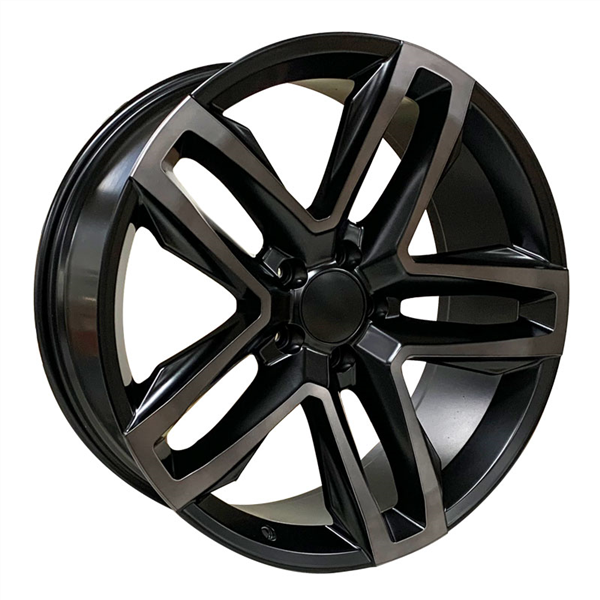 SILVERADO Z71TRAIL BOSS REPLICA 61RP008 22X9+15 5X127 C.B 78.10 TITANIUM GRAY WITH DARK CLEAR TINT